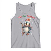 Cute Penguin Tis The Season Tank Top Funny Christmas Gift For Holiday Fans - Wonder Print Shop