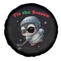 Penguin On Ice Tis The Season Spare Tire Cover Funny Christmas Gift - Wonder Print Shop