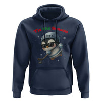 Penguin On Ice Tis The Season Hoodie Funny Christmas Gift - Wonder Print Shop