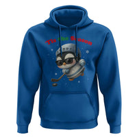 Penguin On Ice Tis The Season Hoodie Funny Christmas Gift - Wonder Print Shop