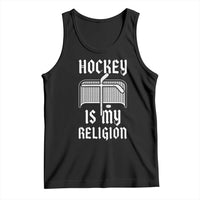 Hockey Is My Religion Tank Top Funny Christian Goalie Gift - Wonder Print Shop