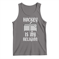 Hockey Is My Religion Tank Top Funny Christian Goalie Gift - Wonder Print Shop