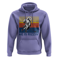 He Is Rizzin Hoodie Christian Hockey Retro Funny Gift For Believers - Wonder Print Shop