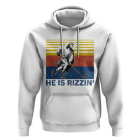 He Is Rizzin Hoodie Christian Hockey Retro Funny Gift For Believers - Wonder Print Shop