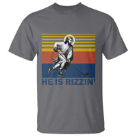 He Is Rizzin T Shirt Christian Hockey Retro Funny Gift For Believers - Wonder Print Shop
