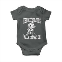 Jesus Ice Hockey Players Walk On Water Baby Onesie Funny Christian Gift - Wonder Print Shop