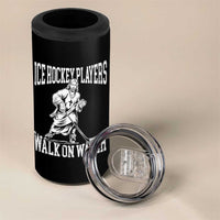 Jesus Ice Hockey Players Walk On Water 4 in 1 Can Cooler Tumbler Funny Christian Gift - Wonder Print Shop