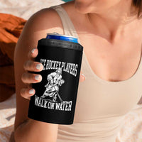 Jesus Ice Hockey Players Walk On Water 4 in 1 Can Cooler Tumbler Funny Christian Gift - Wonder Print Shop