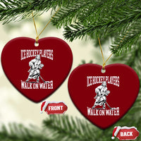 Jesus Ice Hockey Players Walk On Water Ceramic Ornament Funny Christian Gift - Wonder Print Shop