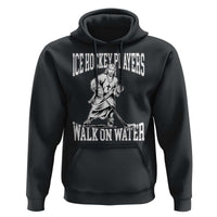 Jesus Ice Hockey Players Walk On Water Hoodie Funny Christian Gift - Wonder Print Shop