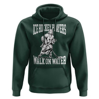 Jesus Ice Hockey Players Walk On Water Hoodie Funny Christian Gift - Wonder Print Shop