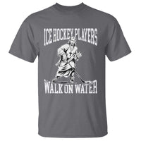 Jesus Ice Hockey Players Walk On Water T Shirt Funny Christian Gift - Wonder Print Shop