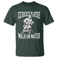 Jesus Ice Hockey Players Walk On Water T Shirt Funny Christian Gift - Wonder Print Shop
