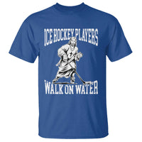 Jesus Ice Hockey Players Walk On Water T Shirt Funny Christian Gift - Wonder Print Shop