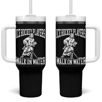 Jesus Ice Hockey Players Walk On Water Tumbler With Handle Funny Christian Gift - Wonder Print Shop