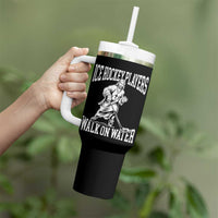 Jesus Ice Hockey Players Walk On Water Tumbler With Handle Funny Christian Gift - Wonder Print Shop