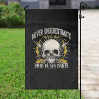 Never Underestimate An Old Who Plays Darts Garden Flag Funny Darts Fan - Wonder Print Shop