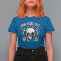 Never Underestimate An Old Who Plays Darts T Shirt For Women Funny Darts Fan - Wonder Print Shop