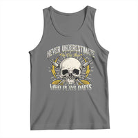Never Underestimate An Old Who Plays Darts Tank Top Funny Darts Fan - Wonder Print Shop