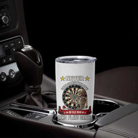 Never Underestimate An Old Man Plays Darts Tumbler Cup Gothic Darts Player - Wonder Print Shop
