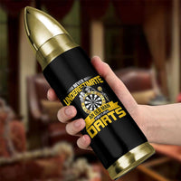 Never Underestimate An Old Man Plays Darts Bullet Tumbler Funny Dartist Grim Reaper Gift - Wonder Print Shop