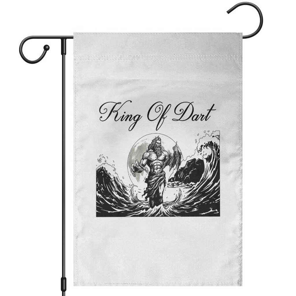 Greek Mythology Poseidon Dartist Garden Flag King Of Dart Thrower - Wonder Print Shop