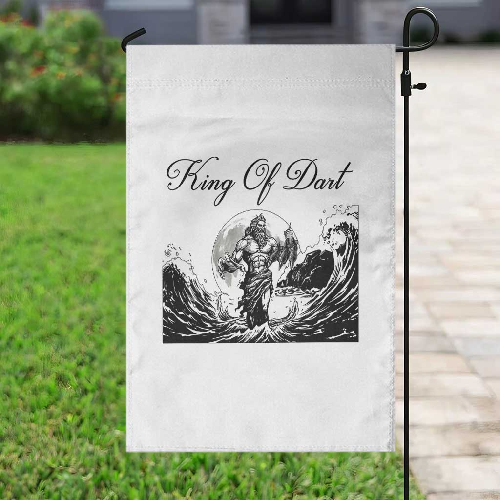Greek Mythology Poseidon Dartist Garden Flag King Of Dart Thrower - Wonder Print Shop