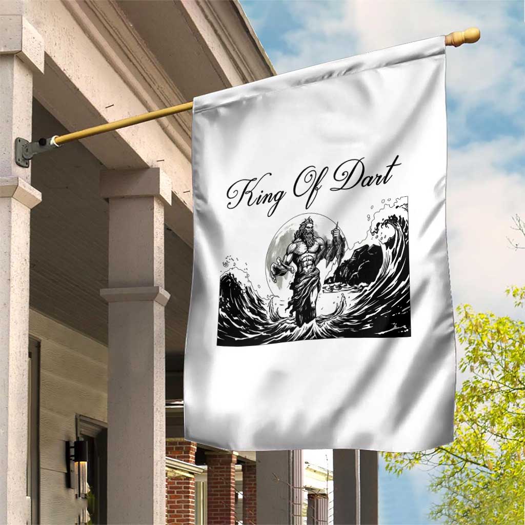 Greek Mythology Poseidon Dartist Garden Flag King Of Dart Thrower - Wonder Print Shop