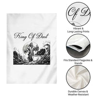 Greek Mythology Poseidon Dartist Garden Flag King Of Dart Thrower - Wonder Print Shop