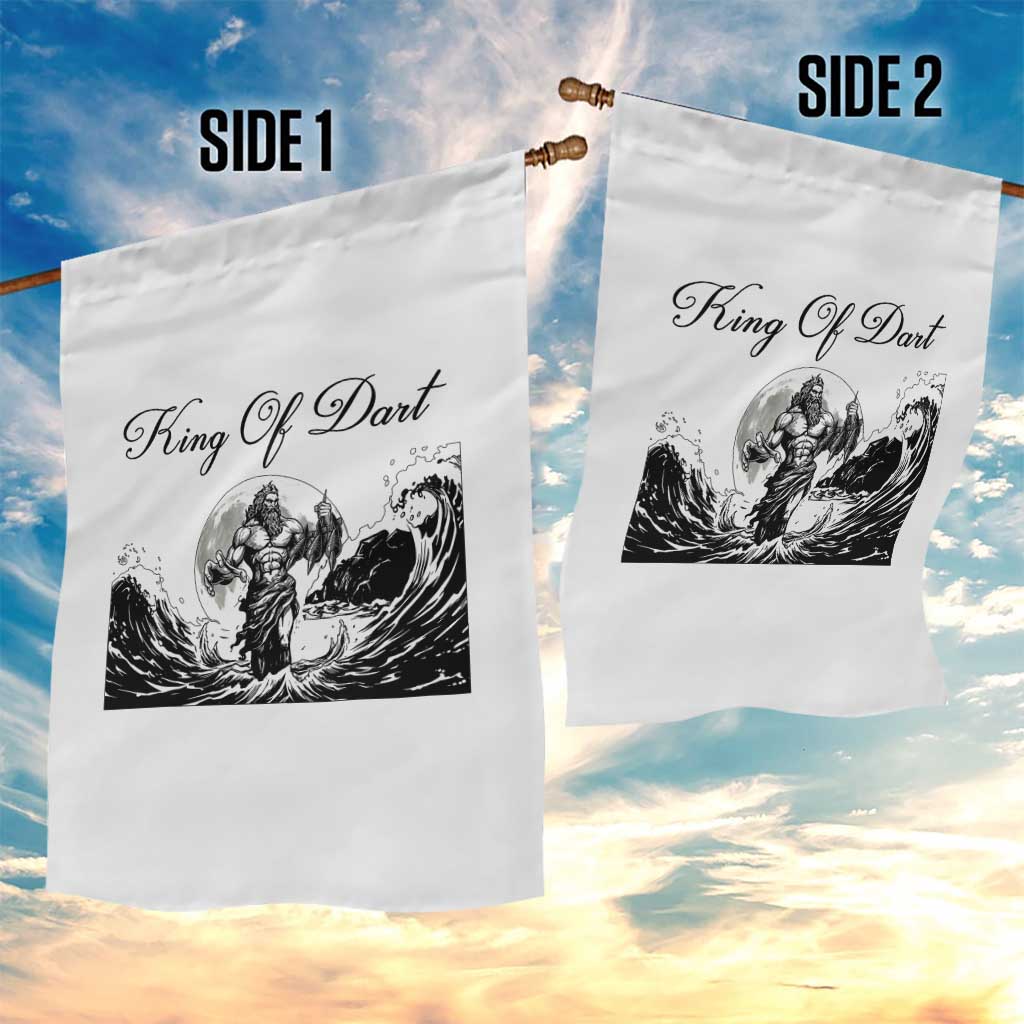 Greek Mythology Poseidon Dartist Garden Flag King Of Dart Thrower - Wonder Print Shop