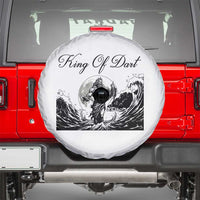 Greek Mythology Poseidon Dartist Spare Tire Cover King Of Dart Thrower - Wonder Print Shop