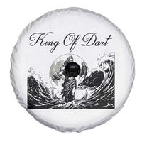 Greek Mythology Poseidon Dartist Spare Tire Cover King Of Dart Thrower - Wonder Print Shop