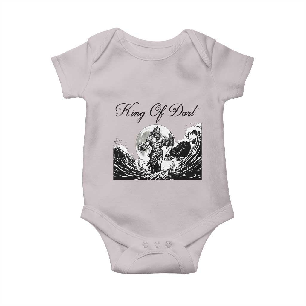 Greek Mythology Poseidon Dartist Baby Onesie King Of Dart Thrower - Wonder Print Shop