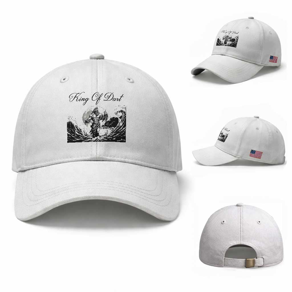 Greek Mythology Poseidon Dartist Baseball Cap King Of Dart Thrower