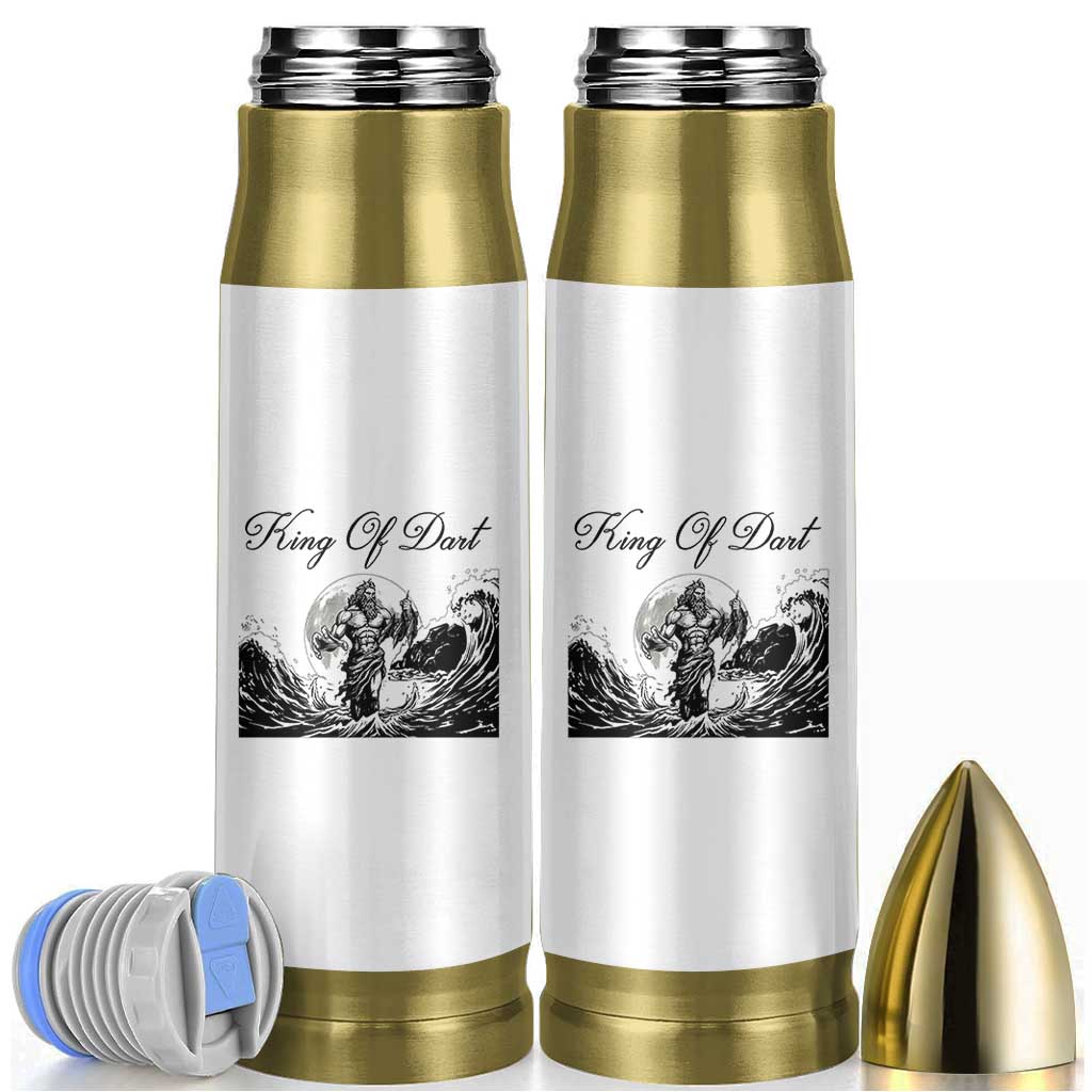 Greek Mythology Poseidon Dartist Bullet Tumbler King Of Dart Thrower - Wonder Print Shop