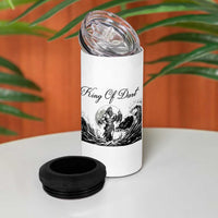 Greek Mythology Poseidon Dartist 4 in 1 Can Cooler Tumbler King Of Dart Thrower - Wonder Print Shop