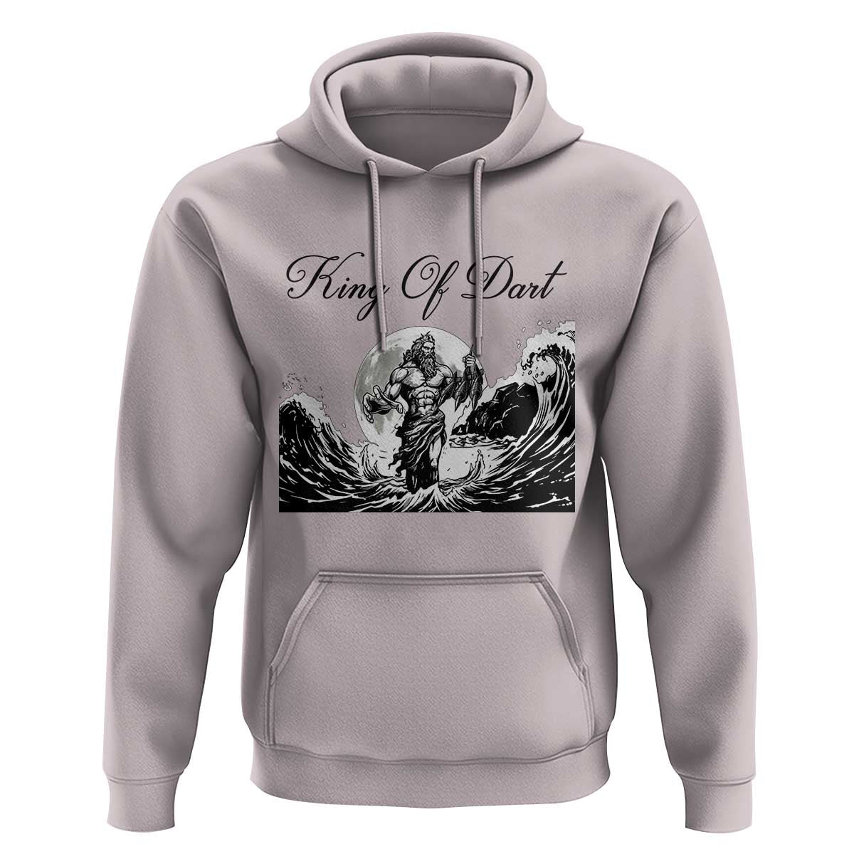 Greek Mythology Poseidon Dartist Hoodie King Of Dart Thrower - Wonder Print Shop