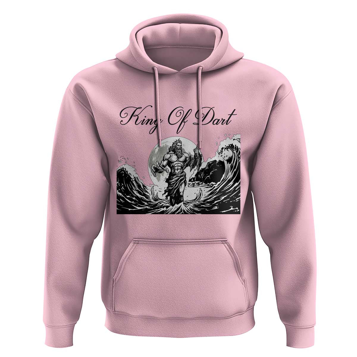 Greek Mythology Poseidon Dartist Hoodie King Of Dart Thrower - Wonder Print Shop