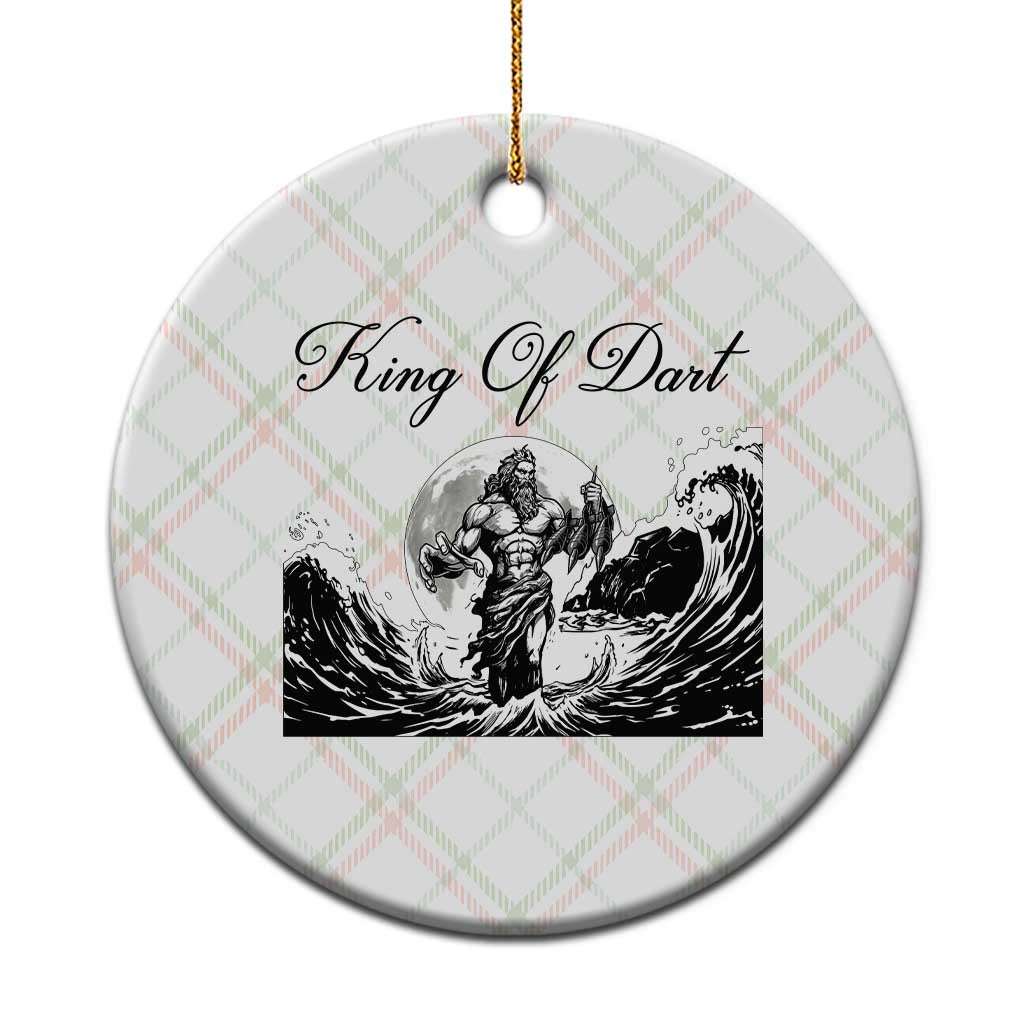 Greek Mythology Poseidon Dartist Ceramic Ornament King Of Dart Thrower - Wonder Print Shop