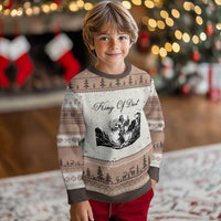 Greek Mythology Poseidon Dartist Ugly Christmas Sweater King Of Dart Thrower - Wonder Print Shop