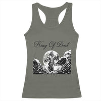 Greek Mythology Poseidon Dartist Racerback Tank Top King Of Dart Thrower - Wonder Print Shop