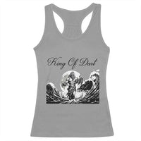 Greek Mythology Poseidon Dartist Racerback Tank Top King Of Dart Thrower - Wonder Print Shop