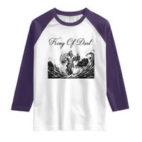 Greek Mythology Poseidon Dartist Raglan Shirt King Of Dart Thrower - Wonder Print Shop