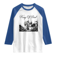 Greek Mythology Poseidon Dartist Raglan Shirt King Of Dart Thrower - Wonder Print Shop