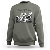 Greek Mythology Poseidon Dartist Sweatshirt King Of Dart Thrower - Wonder Print Shop
