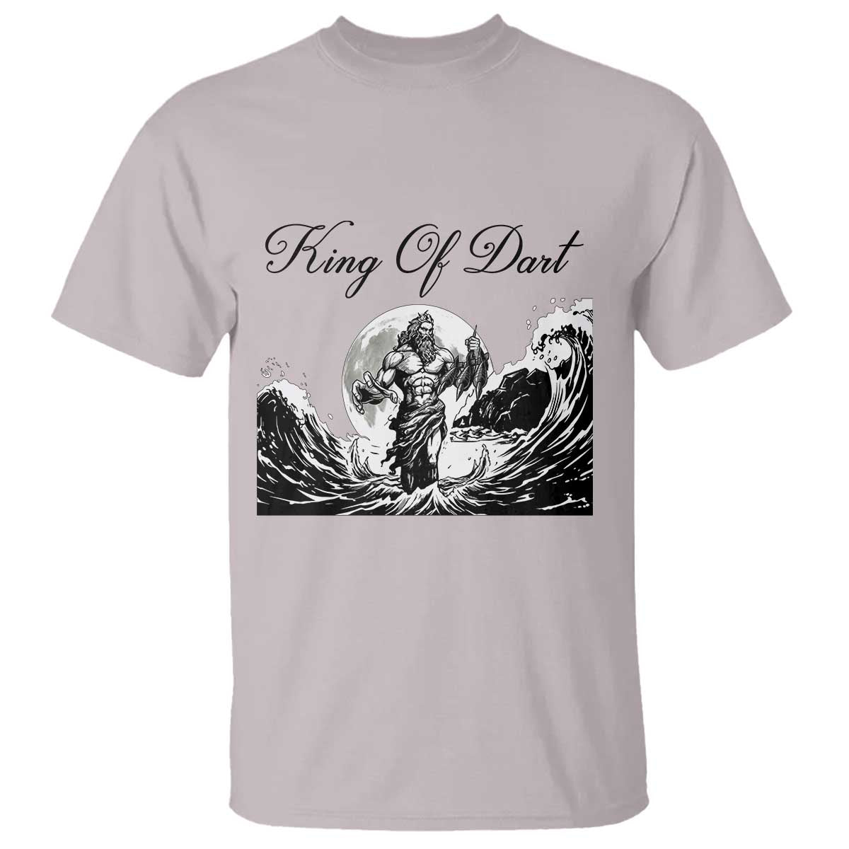 Greek Mythology Poseidon Dartist T Shirt King Of Dart Thrower - Wonder Print Shop