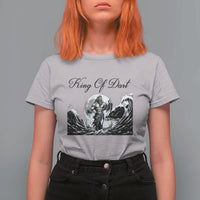Greek Mythology Poseidon Dartist T Shirt For Women King Of Dart Thrower - Wonder Print Shop