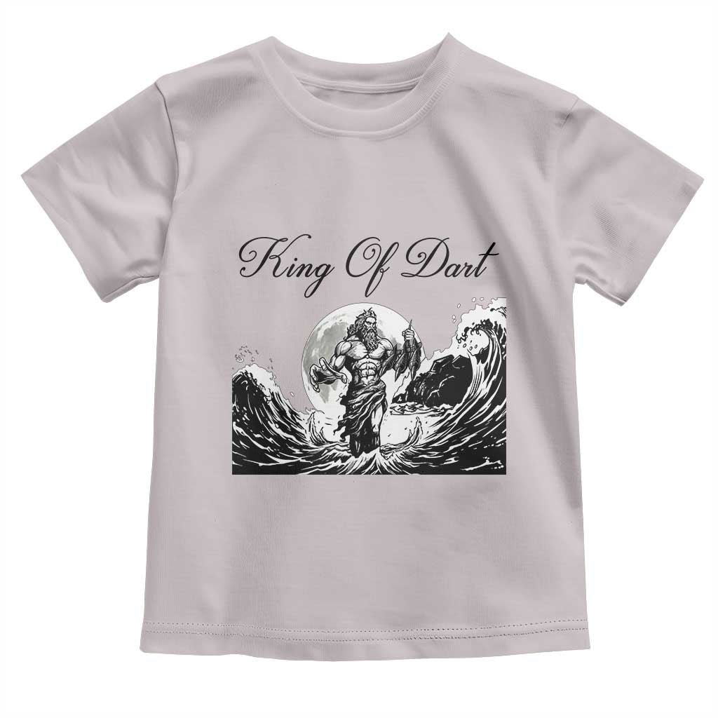 Greek Mythology Poseidon Dartist Toddler T Shirt King Of Dart Thrower - Wonder Print Shop