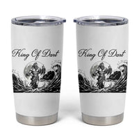 Greek Mythology Poseidon Dartist Tumbler Cup King Of Dart Thrower - Wonder Print Shop