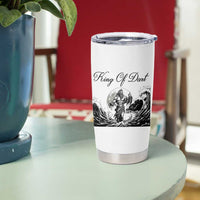 Greek Mythology Poseidon Dartist Tumbler Cup King Of Dart Thrower - Wonder Print Shop